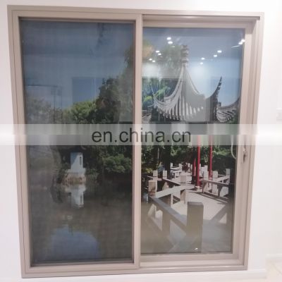 Vinyl Single sliding door with nail fin and insect screen D shape lock