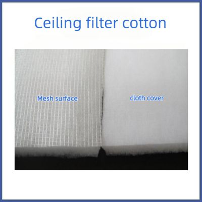 Spray painted roof canopy filter cotton automotive spray coating special cotton