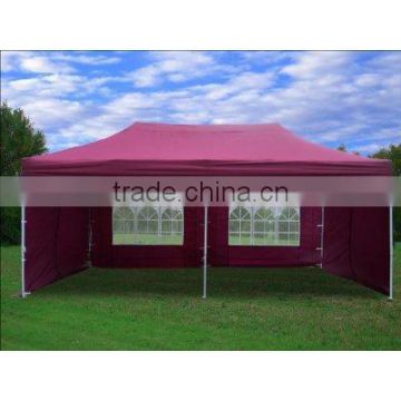Aluminium Pop up Folding Tent with Sidewall and clear window