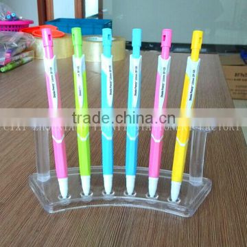 novelty auto pencil with catrton pattern, colored pencil, 2.0mm, retractable,OEM
