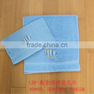 cotton terry embroidery towel