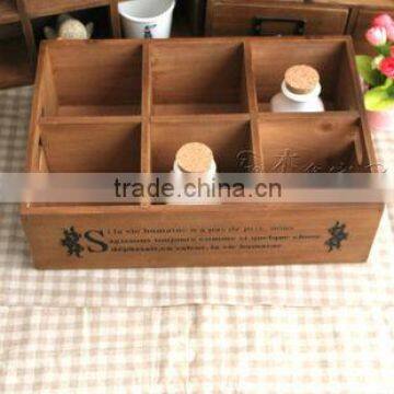 2013 cheap wooden boxes with dividers for sales