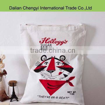 Factory price customize design print recycle canvas shopping bag
