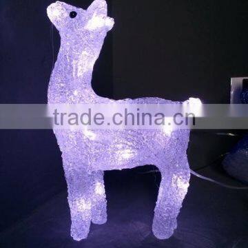 3D acrylic deer motif LED christmas light