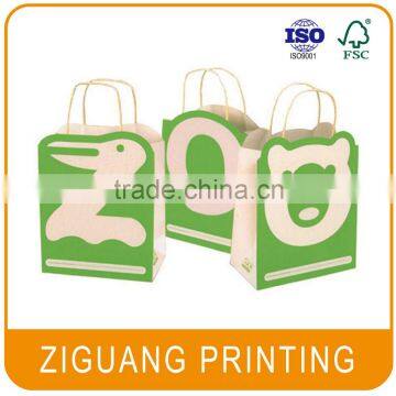 Top sale custom brown kraft paper bag, gift paper bag