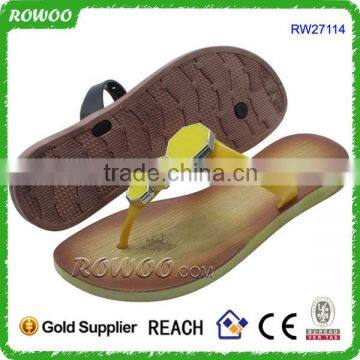 Low price PCU shoes ladies sandals