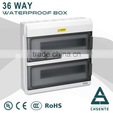 36 Way IP65 RCD Electrical Protection Box Residential Waterproof Case IP67
