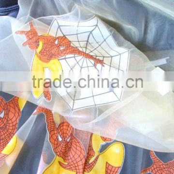 Polyester printed Spiderman curtain for children