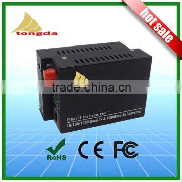 Atongda 10/100/1000M 40km FC single fiber single mode fiber optic media converter