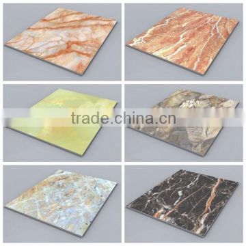 marble design high gloss furniture pvc sheet