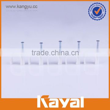 Round nail clips,Plastic Wall cable clip,CE/CB Certificate