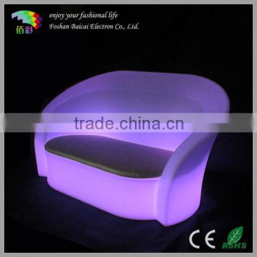 Foshan wholesale color changing led bar sofa