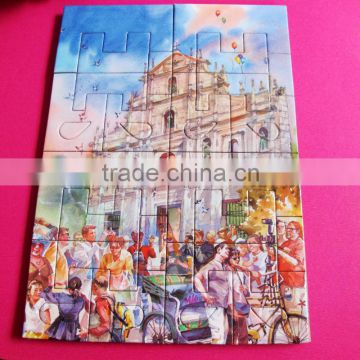 Best promotional presents wholesale cheap good quality custom blank best jigsaw puzzles for adults