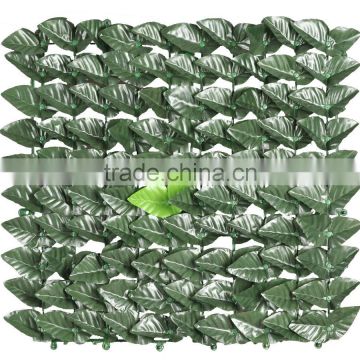 cheap garden fence artificial leaf fence artificial hedge