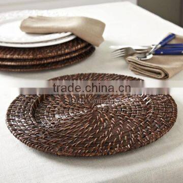 Eco-friendly cheap serving Rattan and Bamboo Tray