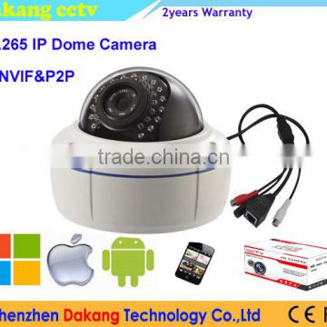 2MP SONY291 CMOS Vandal Dome Camera, Starlight View Network IP Dome