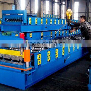 corrugated material roofing roll forming machine for India marketing