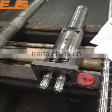 bimetallic conical twin extruder screw barrel from zhou shan