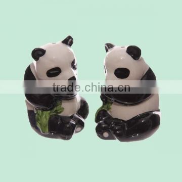 wholesale antique chinese panda ceramic condiment set