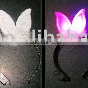 Smaller Rubber Ear LED Hair Headband