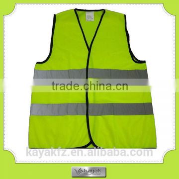 custom reflective stripe Green Mesh High Visibility Vest With EN471