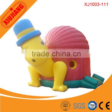 Tortoise kids jumping inflatable bouncing castle for home garden
