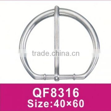 QF8316 garment/shoes buckles round Silver Color Metal Of Bag Accessories