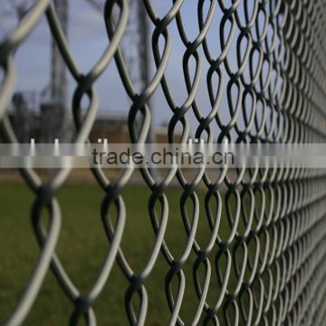 Cheap galvanized/ PVC coated chain link fence for sale