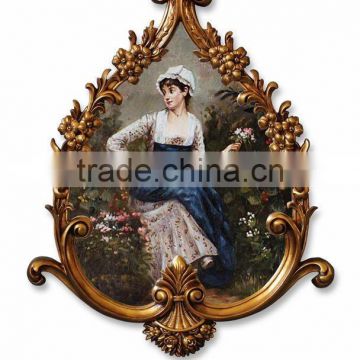 FA-052-01 Leading swan shape wall painting r for home and hotel decor