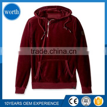 Velour Hoodie OEM Service Thermal Outfit for Young Lady