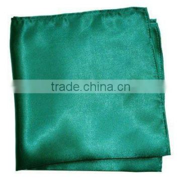 polyester hankies in turquoise