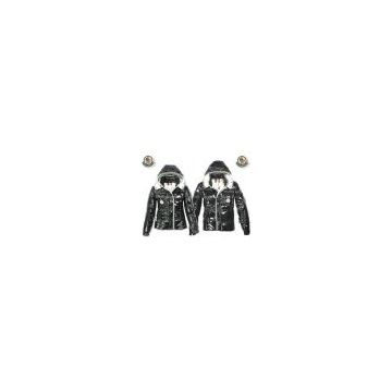 Nice gift-down jacket, 2pcs for lovers,black