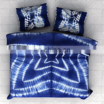 Indian Handmade Cotton Abstract Design Bed Sheet Tie Dye Print Tapestry Bedspread Throw Wall Hanging