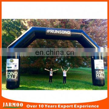 Cheap inflatable arch for rent and sponsor logos printed