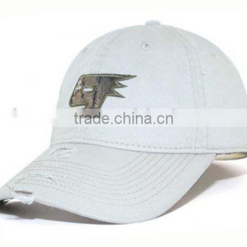 white high quality cotton baseball caps/hats