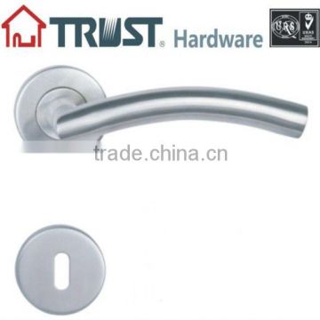 China Tube Lever toilet door handle with 304 Stainless Steel