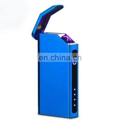 cheap mini custom logo designer electric windproof  flameless charging cigar luxury lighter