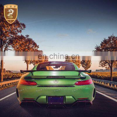 Wholesale GTR Style Carbon Fiber Rear Wing Spoiler For Bens AMG GT Body Parts