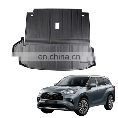 accessories parts interior rear back trunk car mat for Toyota Highlander 2021