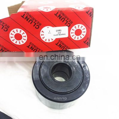 Good price 25.4*76.2*46.04mm CLUNT brand CYR3S bearing CYR3 cam follower bearing CYR3S needle roller bearing
