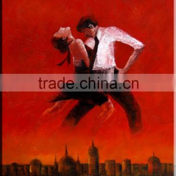 New arrival dancing partner abstract oil painting