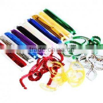 Sequins String PK10 x 1m Assorted