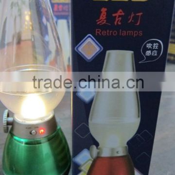 2016 Hot selling retro led rechargeable kerosene lamps