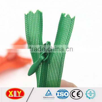 Wholesale tear drop woven tape closed end invisible zipper