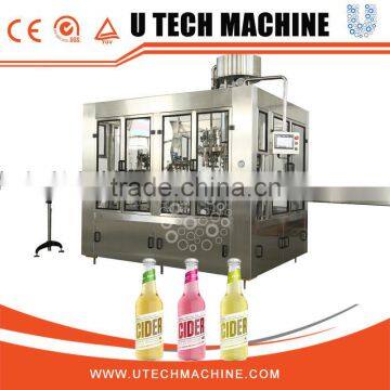 New design soft drinks glass bottle filling machine