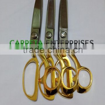 Professional Tailor Scissor Gold Plated/Tailor scissor
