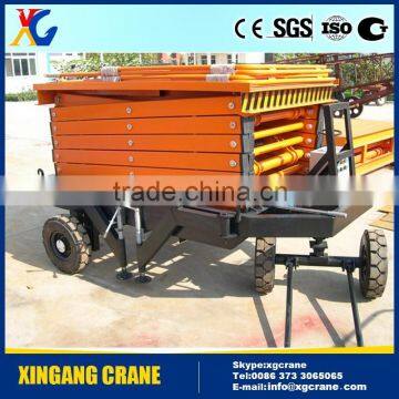 automatic electric hydraulic scissor lift table/towable lift height scissor lift/ mid rise hydraulic scissor lift