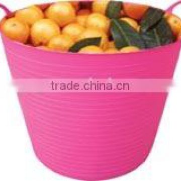 plastic garden bucket,multi-function plastic bucket,Fruit storage basket