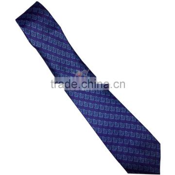 Masonic Plain tie Blue with logo