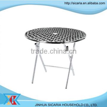 modern aluminiumn table